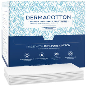 DERMACOTTON front packaging showing 100-count pack and benefit hygiene