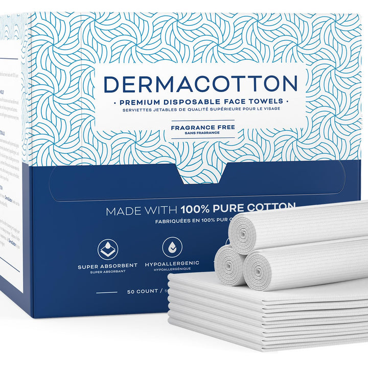 DERMACOTTON front packaging showing quantity and product benefits