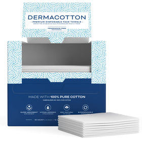 DERMACOTTON stacked towels illustrating thickness and absorbency
