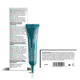 Dermactin tube beside a coin showing 1 oz scale and portability benefit