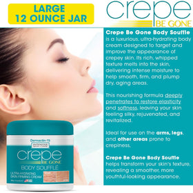 Dermactin cream being smoothed on arm for visible softening benefit