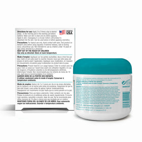Dermactin cream texture close-up demonstrating fast absorbing, non-greasy hydration