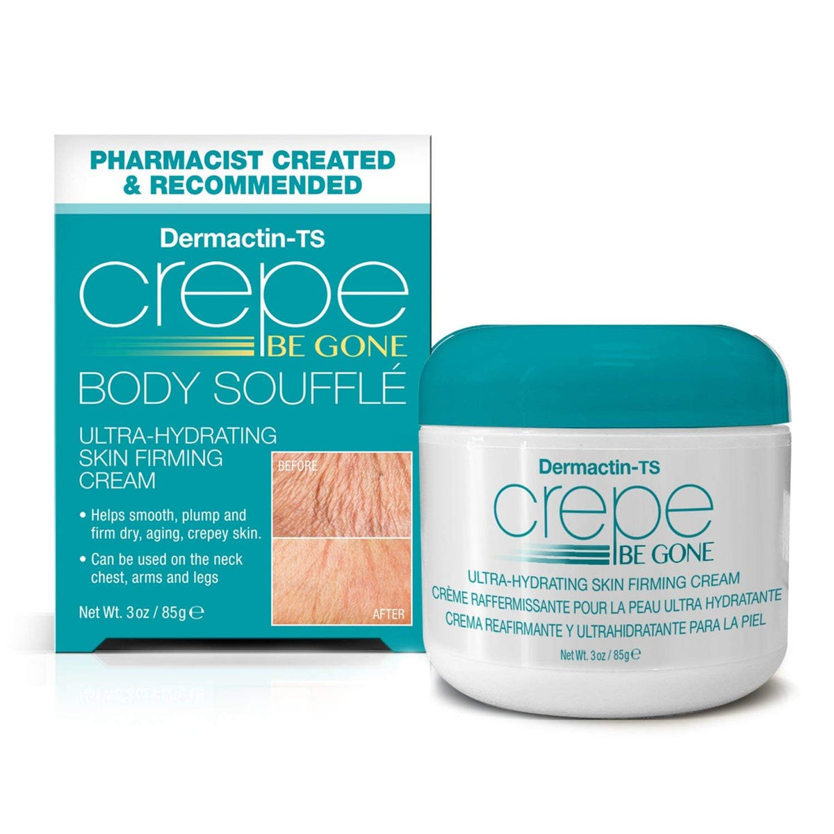 Dermactin open jar whipped souffle texture for deep hydration