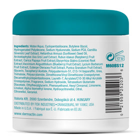 Dermactin open souffle top displaying whipped texture for quick absorption