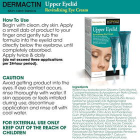 Dermactin packaging label detail highlighting product name and usage clarity