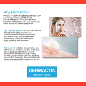 Dermactin .34 oz beside a coin showing compact travel-friendly size advantage