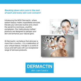 Dermactin conceptual before and after comparison suggesting lifted eyelids