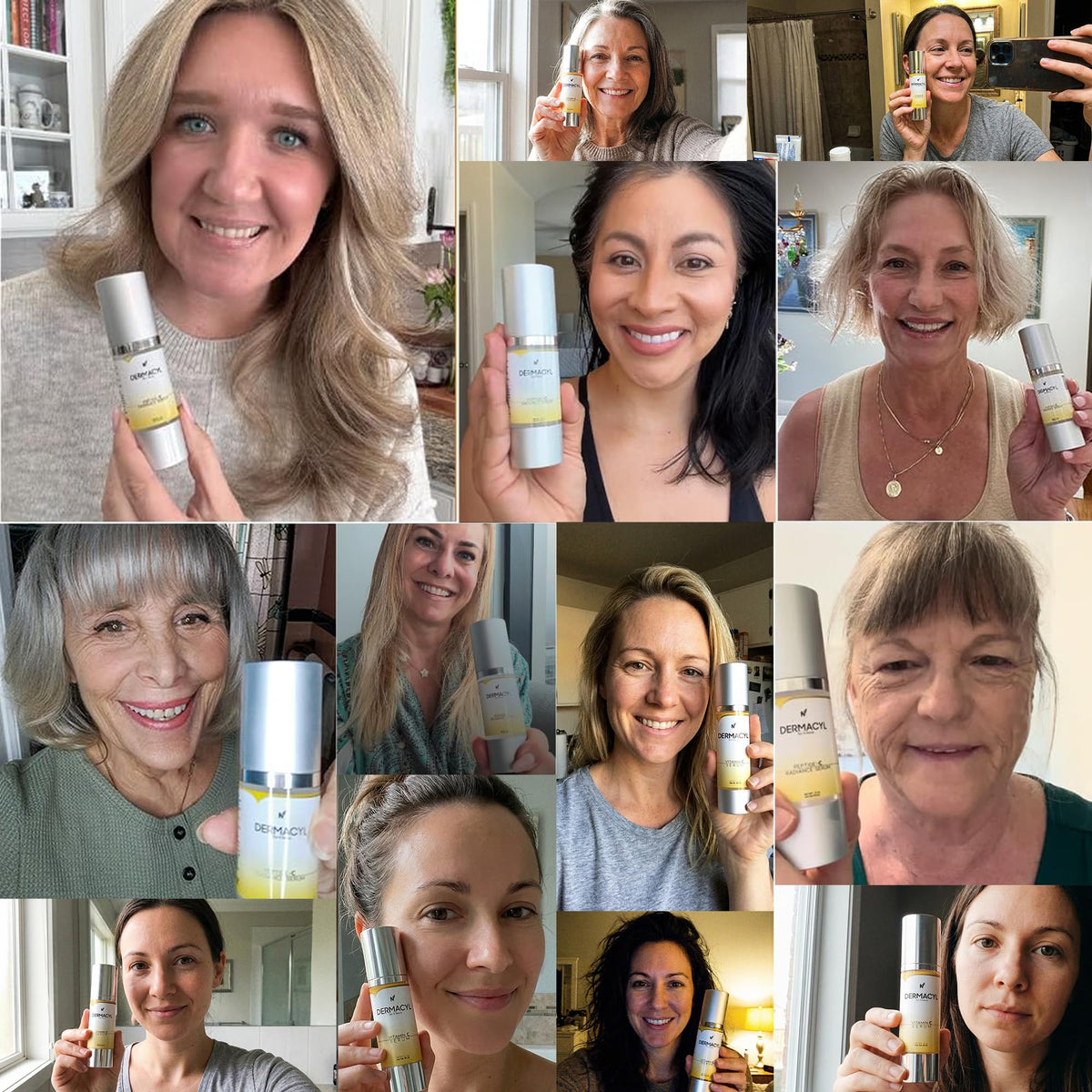 Dermacyl in a morning routine setting to prep skin for makeup and sunscreen