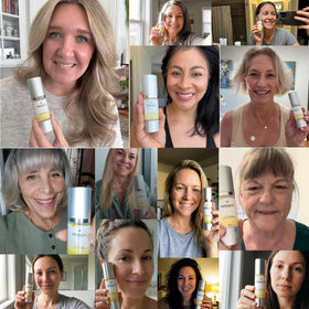 Dermacyl in a morning routine setting to prep skin for makeup and sunscreen