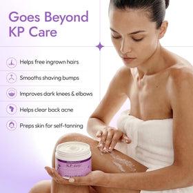 DERMAdoctor placed on bathroom shelf demonstrating routine-ready, skin-smoothing benefit