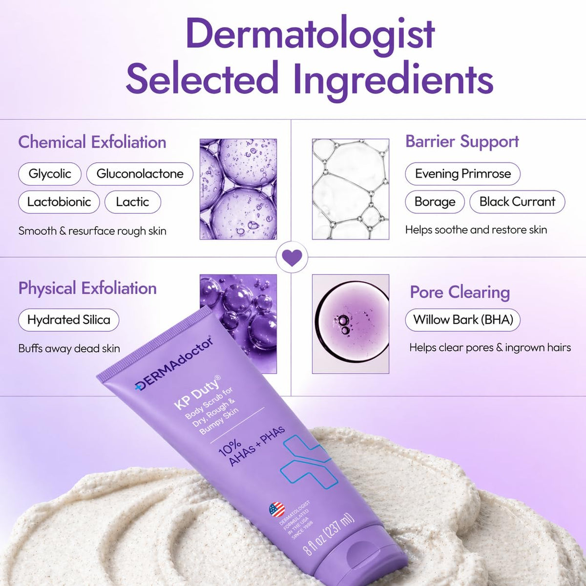 DERMAdoctor lifestyle bathroom scene showing product use and routine-friendly benefit