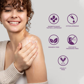 DERMAdoctor scrub in hand demonstration exfoliating rough patches gently