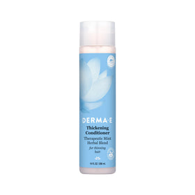 Derma E front packaging showing 10 oz bottle and product branding for confidence