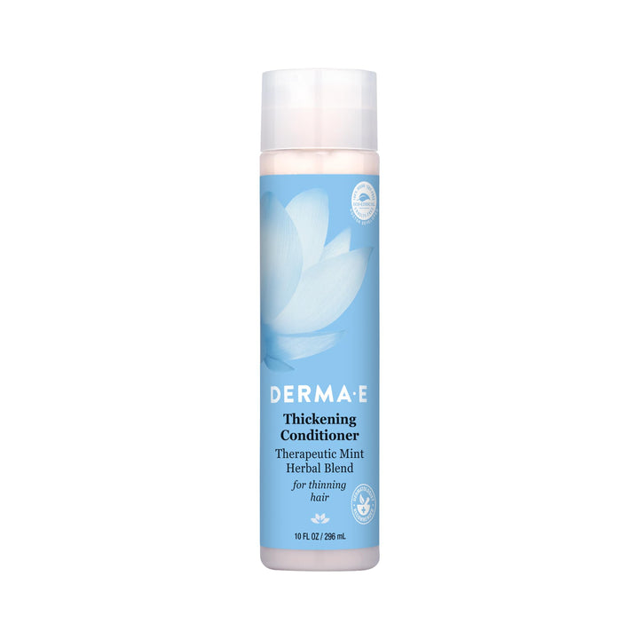 Derma E front packaging showing 10 oz bottle and product branding for confidence