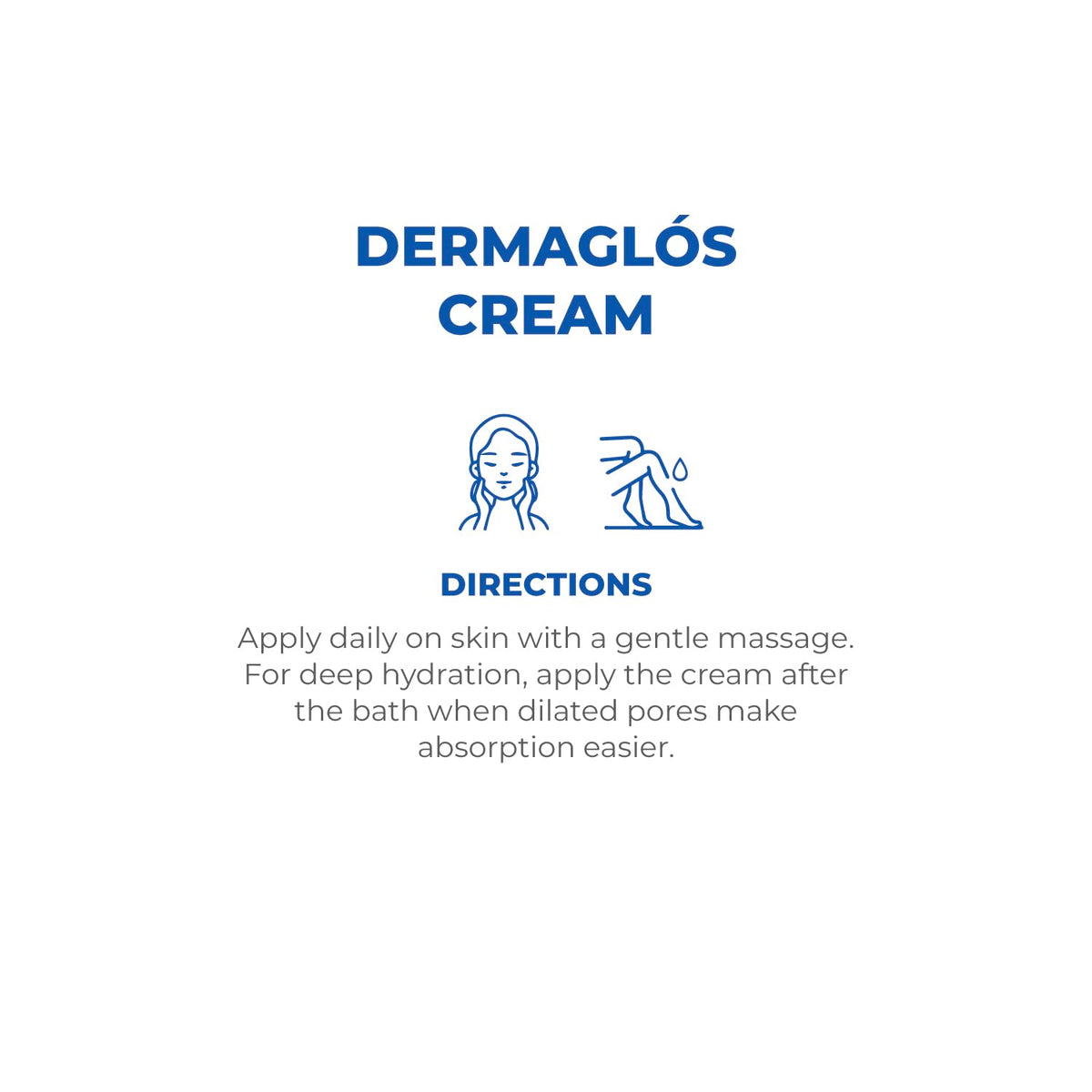 Dermaglós applied to stretch-mark area demonstrating skin comfort