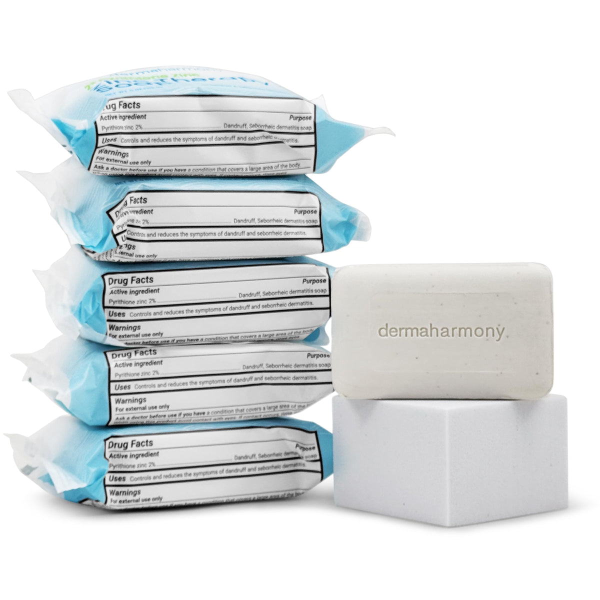 Dermaharmony lathered in hand demonstrating rich foam for effective rinsing