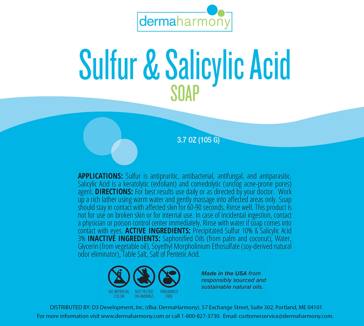 DermaHarmony close-up of soap surface texture highlighting grain and active ingredient distribution for gentle exfoliation