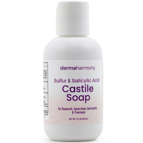 Dermaharmony front packaging 4oz bottle showing label and benefits