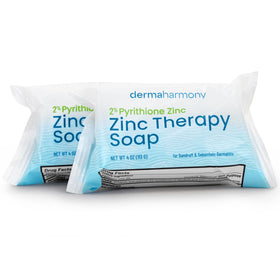Dermaharmony ingredients closeup showing zinc pyrithione and natural oils for transparency