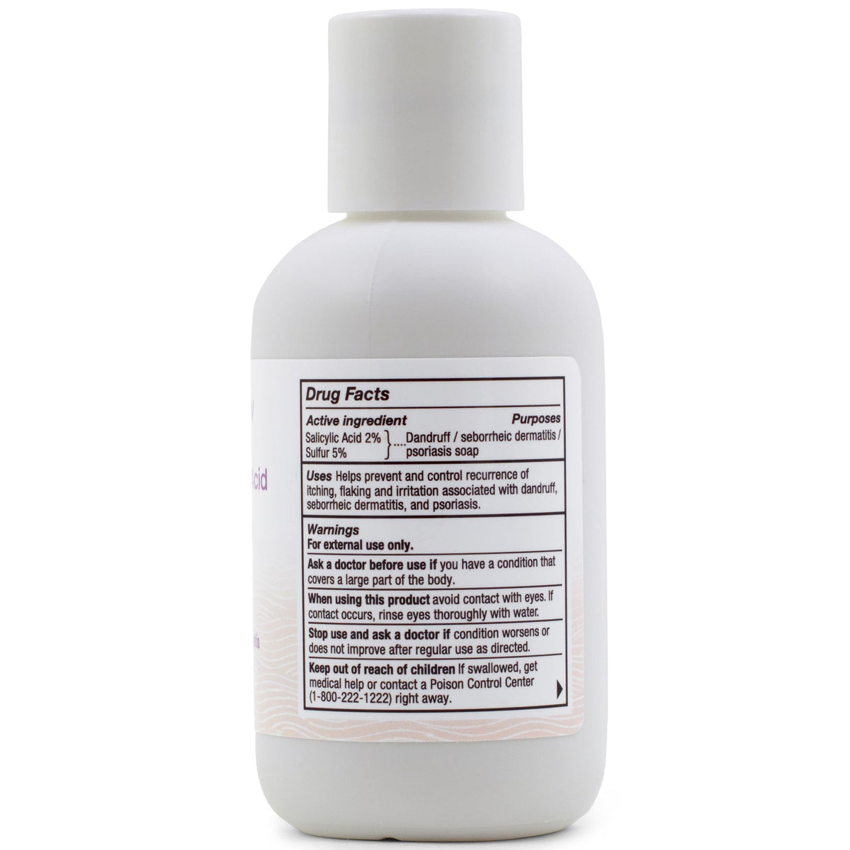 Dermaharmony pouring into hand to show lather and cleansing texture