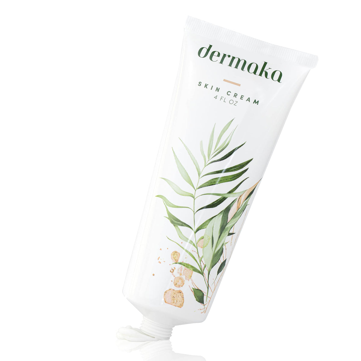 Dermaka application on hand demonstrating moisturizing and non-greasy finish