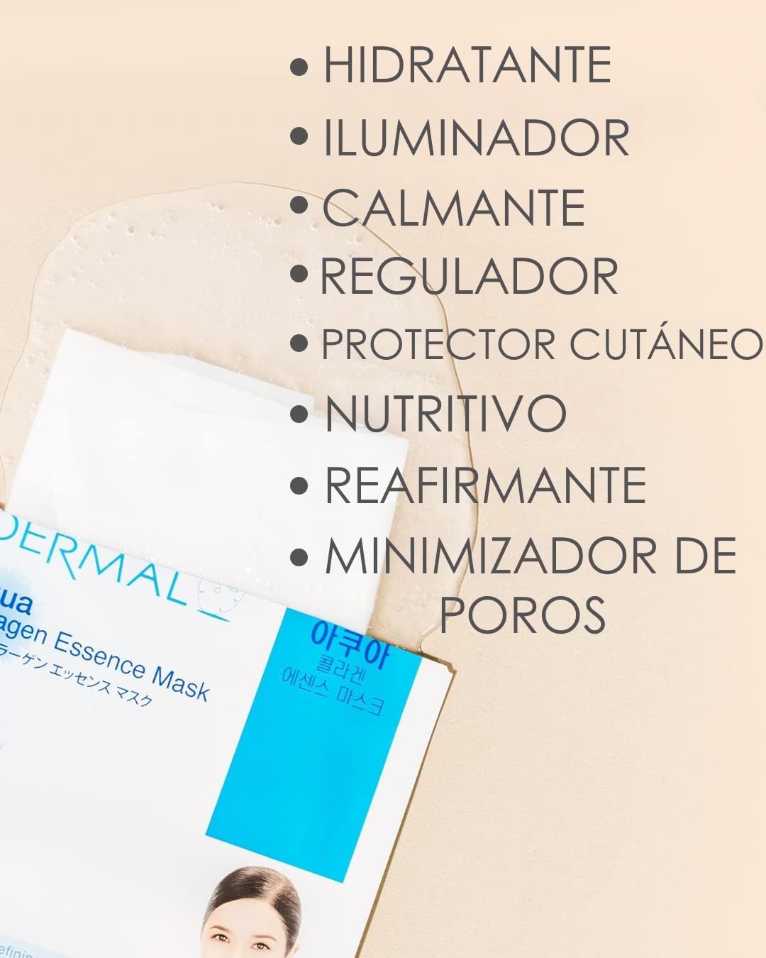 DERMAL pouring essence to show 23g serum concentration and texture
