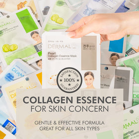DERMAL serum drop on skin illustrating rich collagen hydration benefit