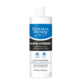 Dermal Therapy front packaging showing 16 fl oz bottle and clear labeling for easy selection