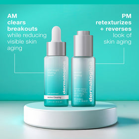Dermalogica 1 oz bottle next to ruler showing compact travel-friendly size