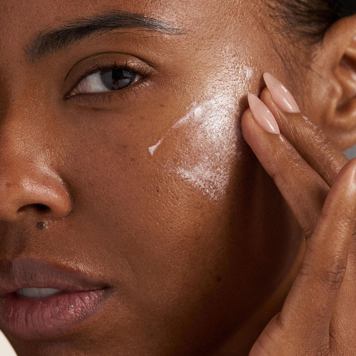 Dermalogica applied on hand demonstrating quick-absorbing benefit