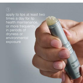 Dermalogica application on lips demonstrates instant hydration and softened look