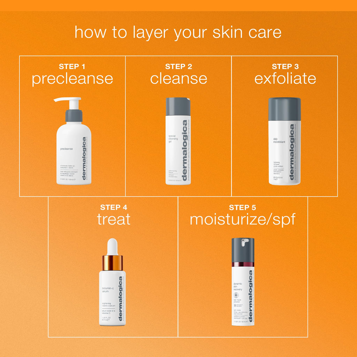 Dermalogica before and after visual showing brighter-looking skin results, demonstrating visible radiance benefit