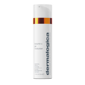 Dermalogica front packaging showing gel moisturizer and branding benefits