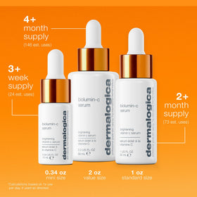 Dermalogica bottle on bathroom shelf with plants and towel, lifestyle image conveying daily routine benefit