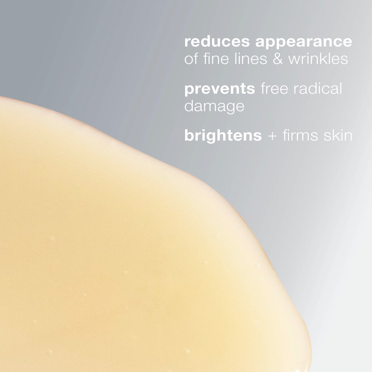 Dermalogica texture on hand demonstrating lightweight absorbency and glow