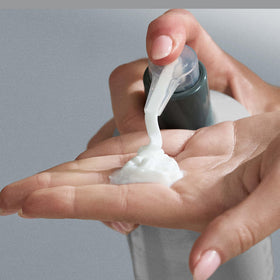 Dermalogica applied in hand demonstrating smooth spread and hydration