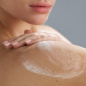 Dermalogica cream texture close-up illustrating silky absorbent finish