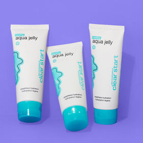 Dermalogica Clear Start on bathroom shelf suggesting everyday routine