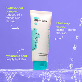 Dermalogica Clear Start jelly texture close-up conveying lightweight hydration