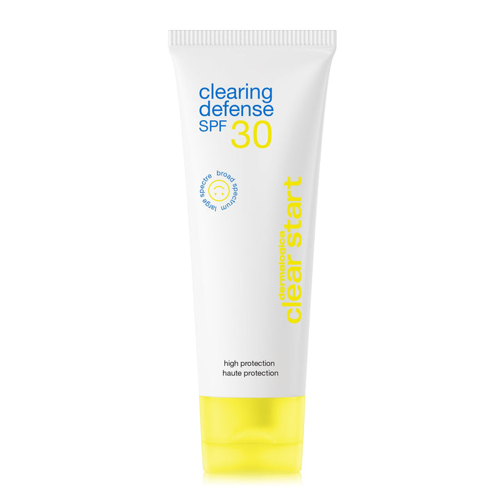 Dermalogica Clear Start front packaging showing SPF30 and matte benefit