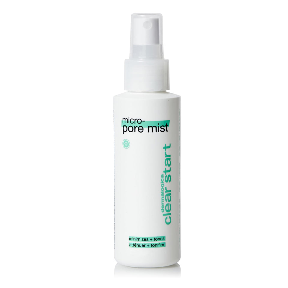 Dermalogica front packaging showing clear-start mist for visible pore reduction