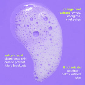 Dermalogica pump dispensing foam demonstrating easy application and control
