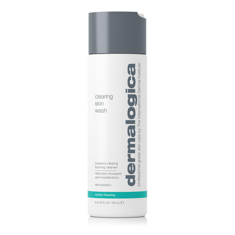 Dermalogica front bottle view showing clean design and product benefits