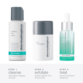 Dermalogica Clearing Skin Wash pump bottle removing oil for balanced skin