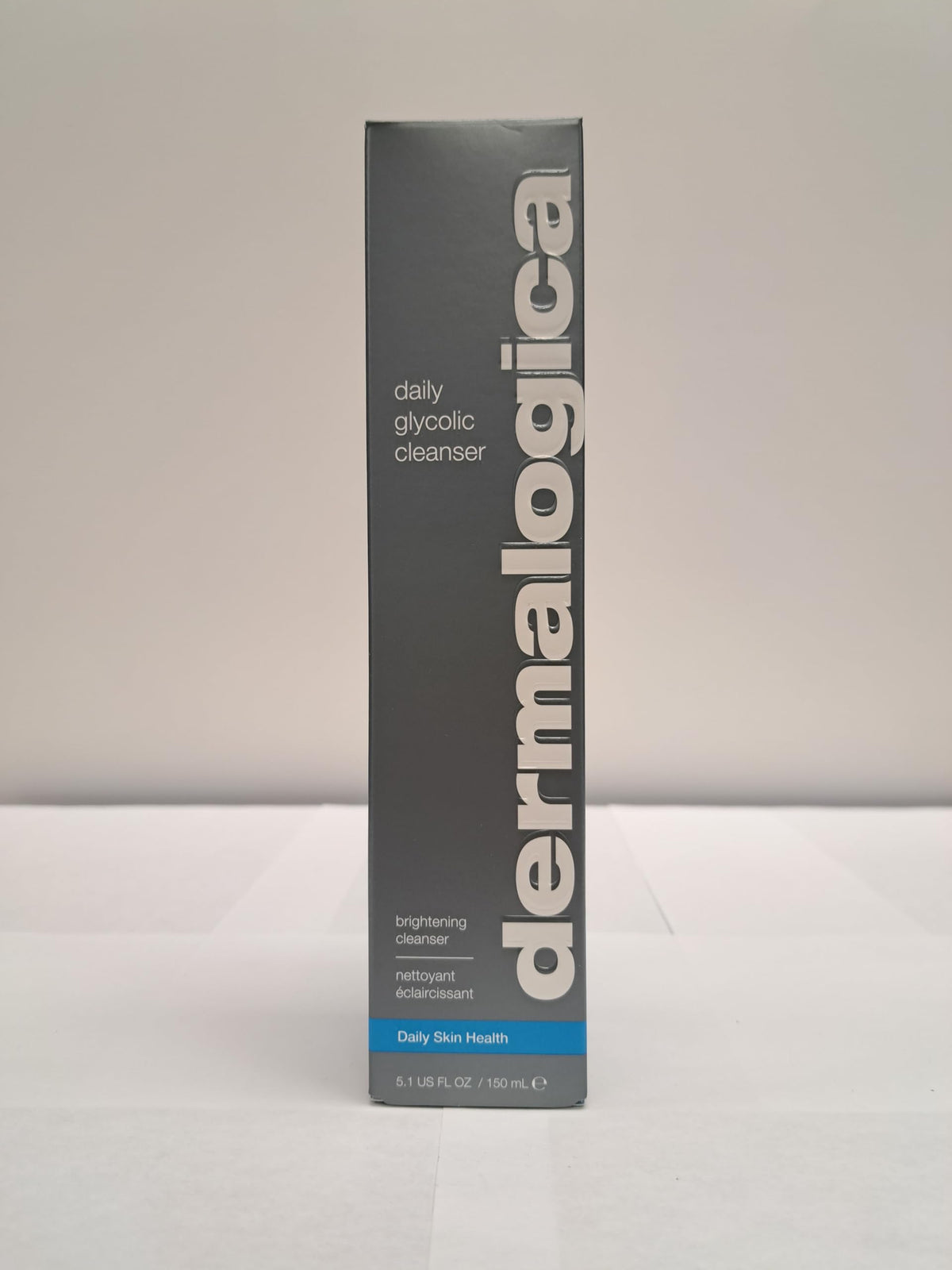 Dermalogica cleanser in hand during application showing smooth cleanse