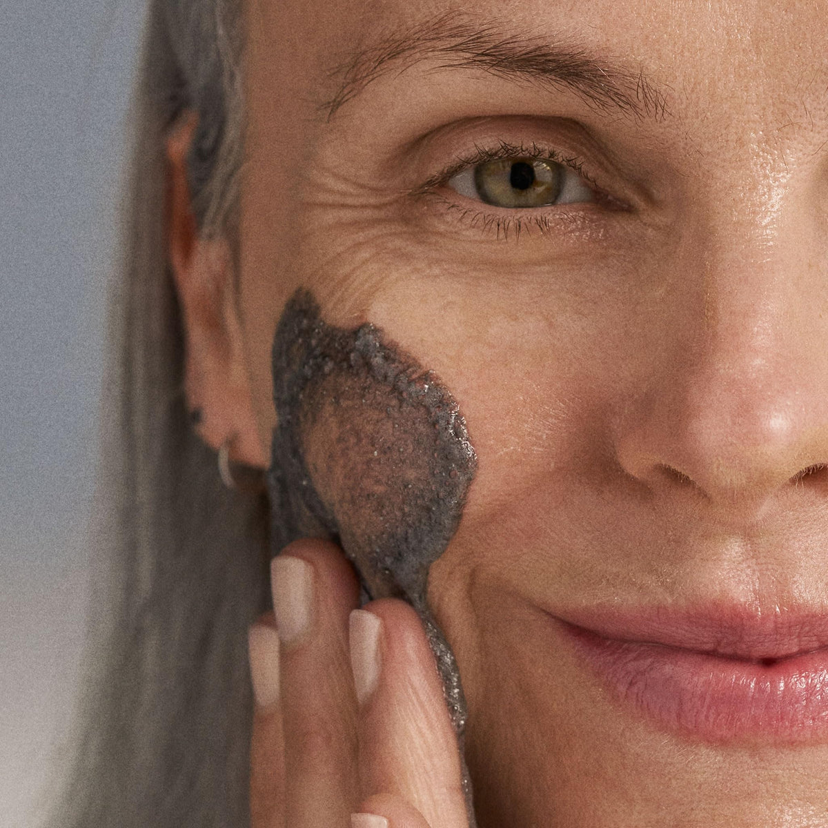Activated Binchotan charcoal granules demonstrating Dermalogica detox action
