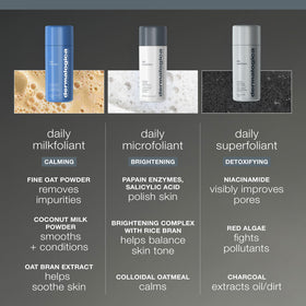 Powder mixed with water producing paste illustrating Dermalogica activation