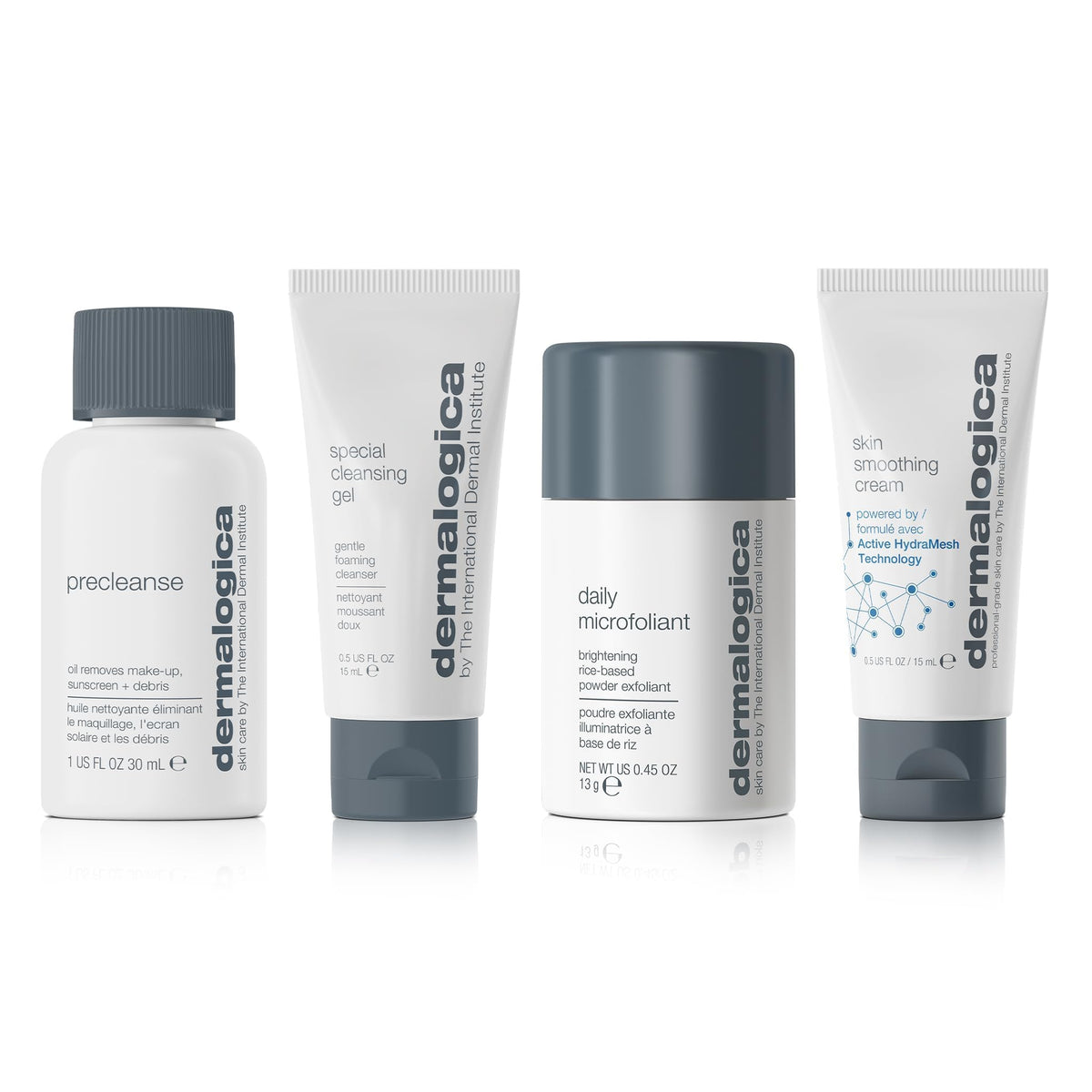 Dermalogica Discover Healthy Skin Kit front packaging showing full travel set and benefits