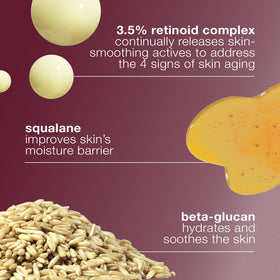Label detail on Dermalogica serum bottle highlighting multi-retinoid concentration and clarity