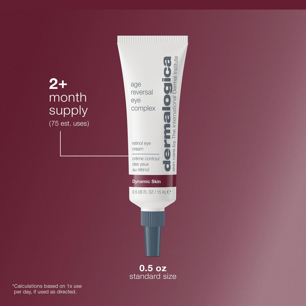 Dermalogica cream being applied under eye showing gentle patting technique to reduce irritation